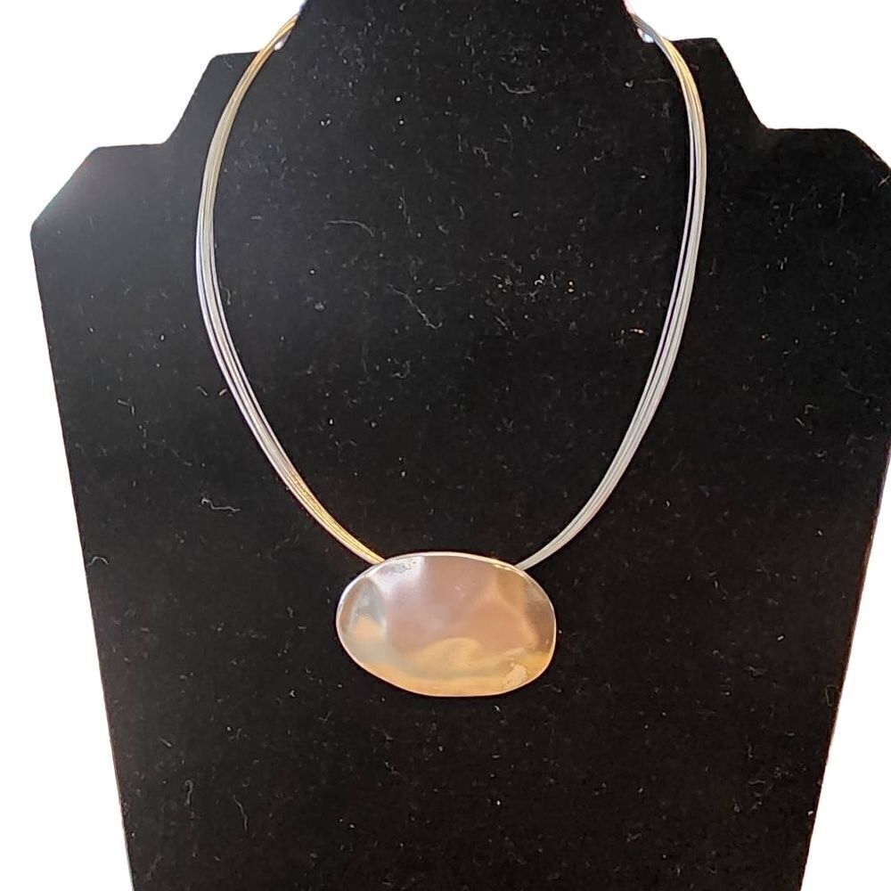Premier Designs Multi-Strand Silver Tone Necklace - Picture 2 of 4